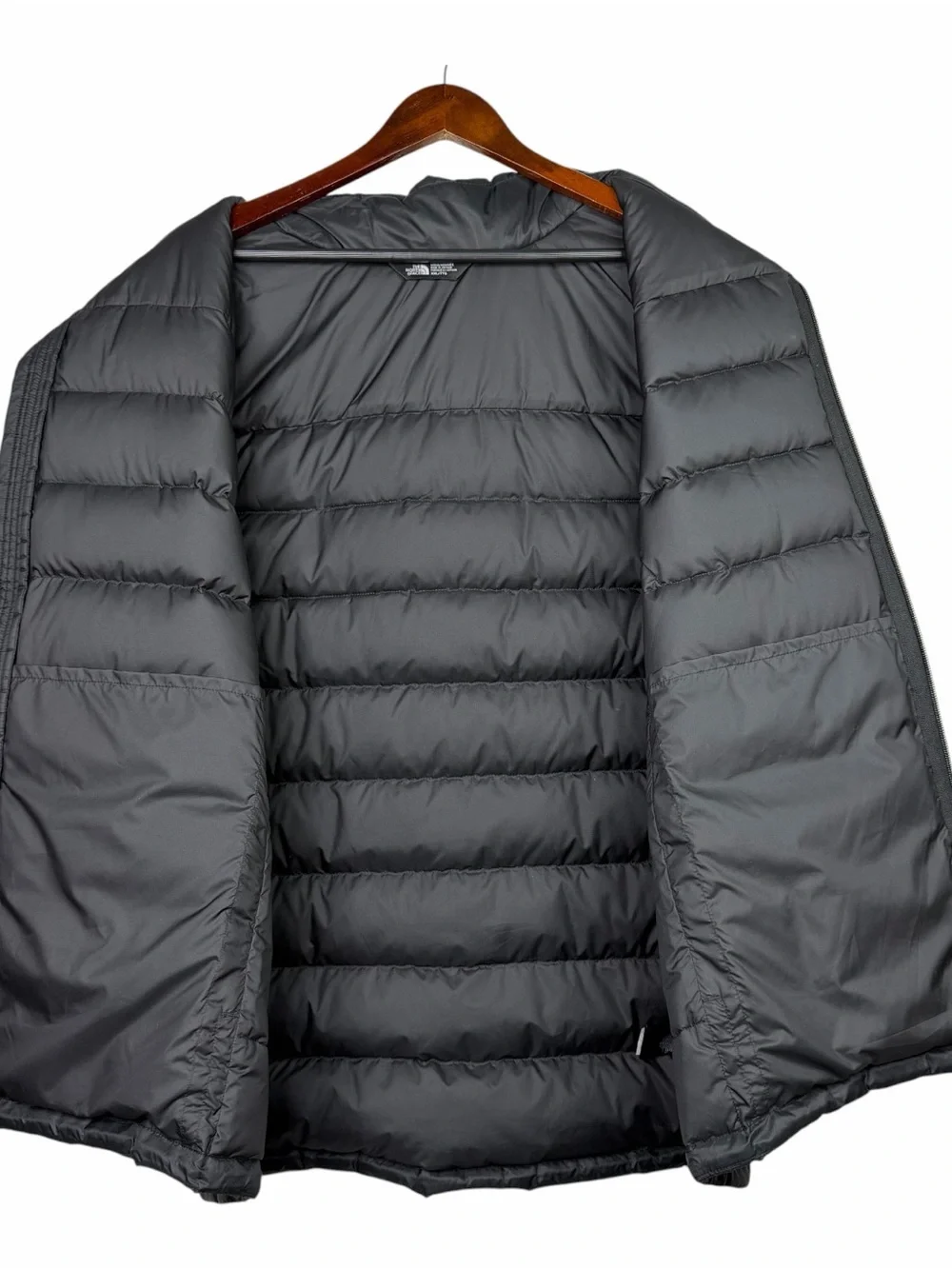 The North Face Black 550 Vest Down Puffer Quilted Full Zip Outdoor Men's XXL